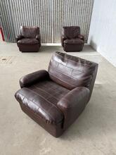 Stoelen Vintage stijl in Leer, Duitsland 1970