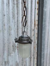 Industrial style Pendant lamp glass bulb in Glass and metal