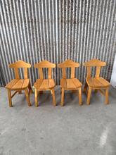 Stoelen Design stijl in hout, Europa 1980