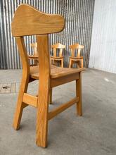 Stoelen Design stijl in hout, Europa 1980