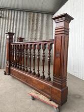 Balustrade Antiek stijl in hout, Europa 20e eeuws
