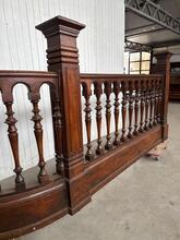 Balustrade Antiek stijl in hout, Europa 20e eeuws