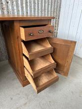 Bureau Antiek stijl in hout en ijzer,