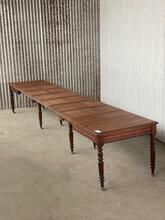 Coulissen tafel Antiek stijl in hout, Europa
