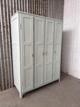 Houten locker kast Antiek stijl in Hout, Europa