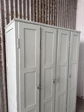 Houten locker kast Antiek stijl in Hout, Europa
