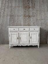 Houten wit dressoir Antiek stijl in Hout, Frankrijk