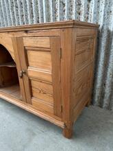 Kast Antiek stijl in hout en ijzer,