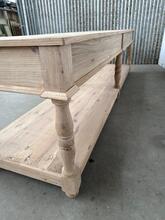 Reproductietafel oud eikenhout Antiek  stijl in hout , Europa  Reproductuctie