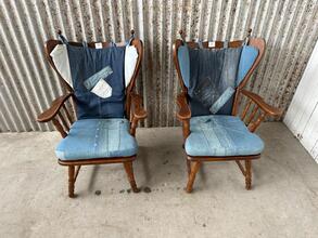 Stoelen Antiek stijl in Hout,