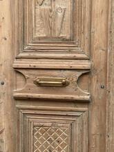 Antieke set deuren stijl in hout,