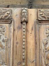 Antieke set deuren stijl in hout,