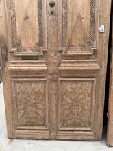 Antieke set deuren stijl in hout,