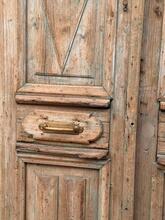 Antieke set deuren stijl in hout,