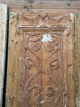 Antieke set deuren  stijl in hout,