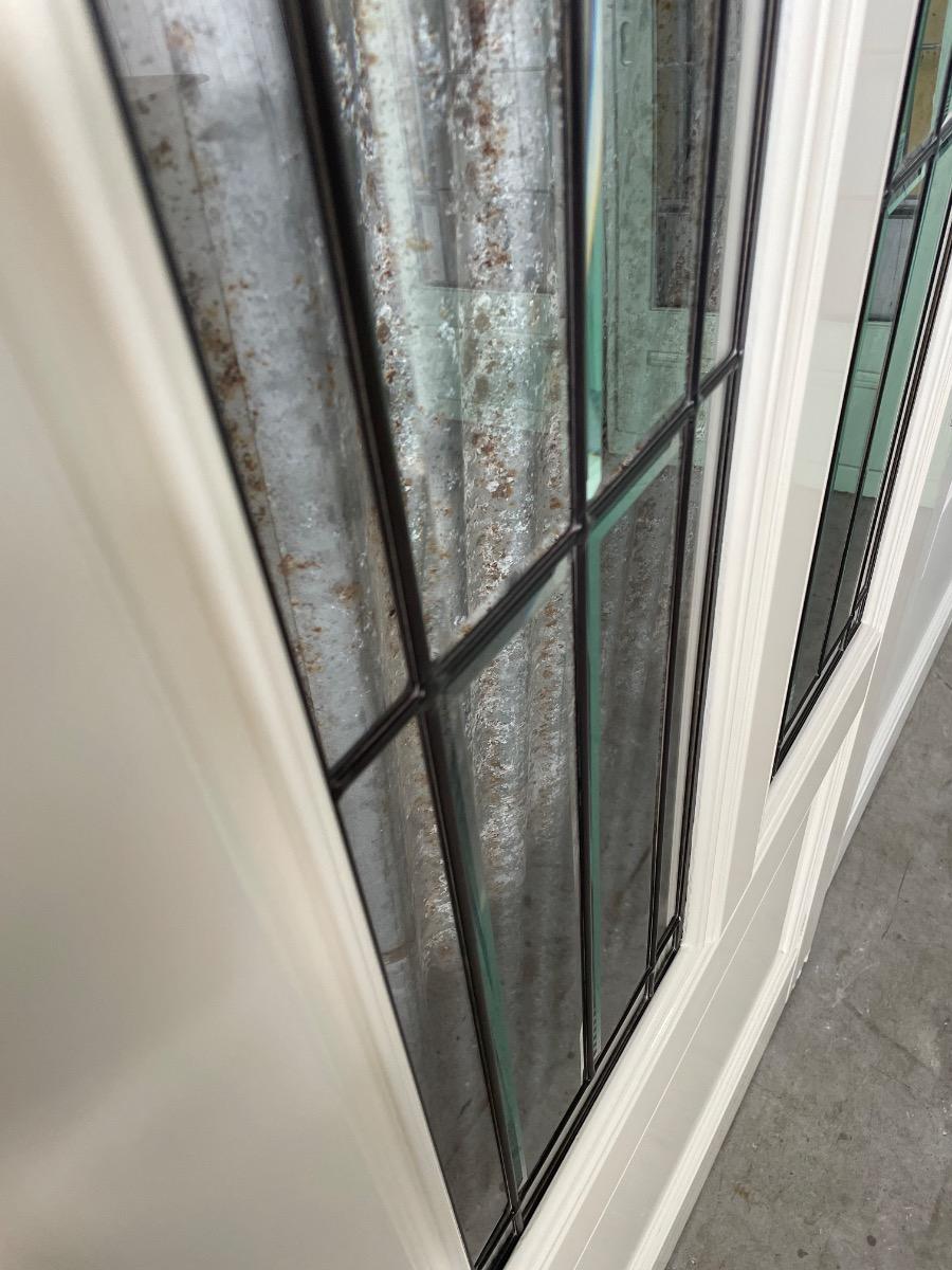 Antique Antique doors with Facet glass