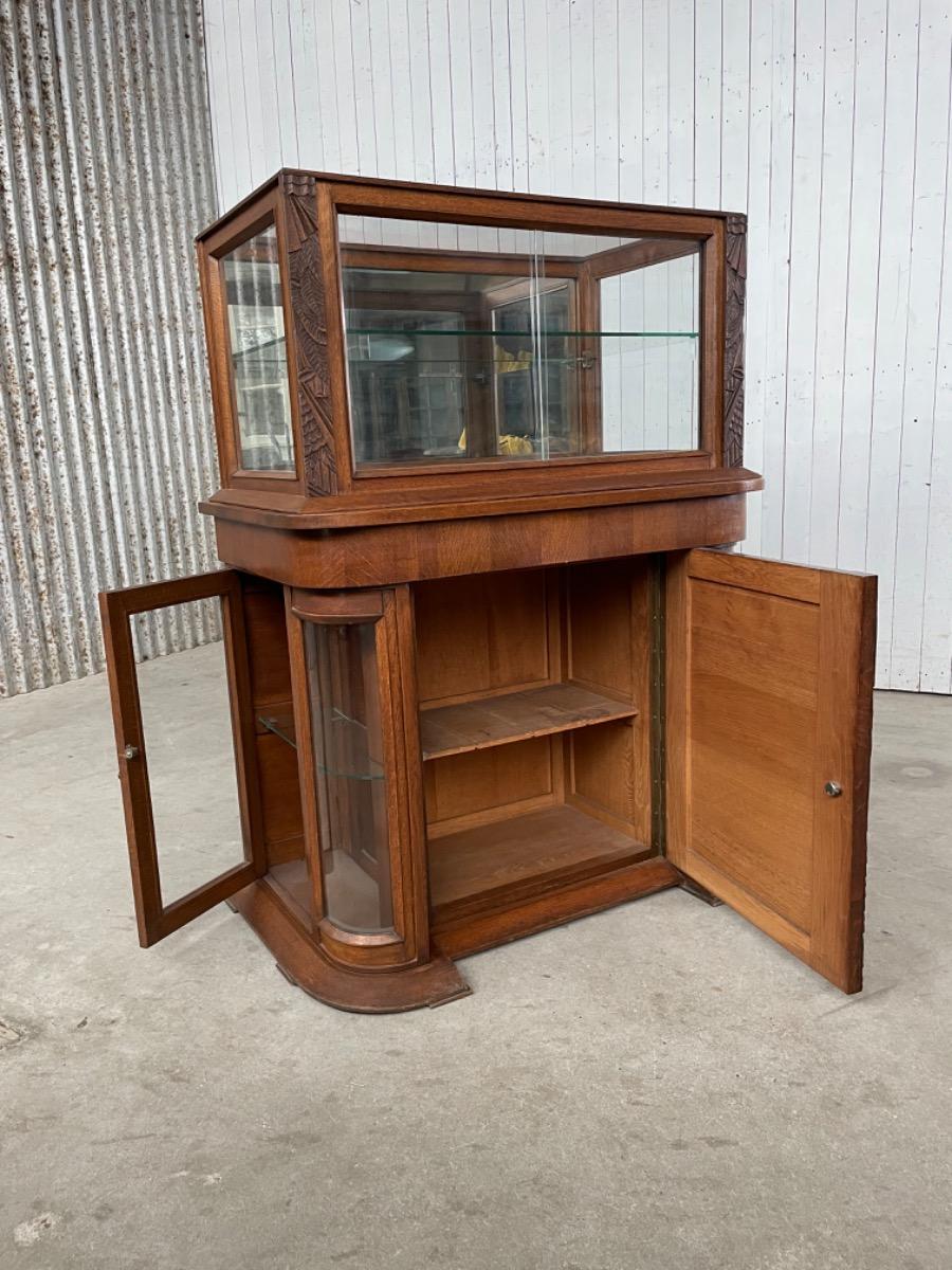 Antique art deco Shopcabinet