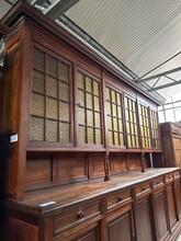 Antique style Bar cabinet in Wood and glass, Europe 1900s