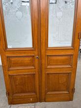 Antique style Doors in wood and glass, Europe 20e eeuw