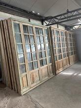 Antique Glass doors in frame