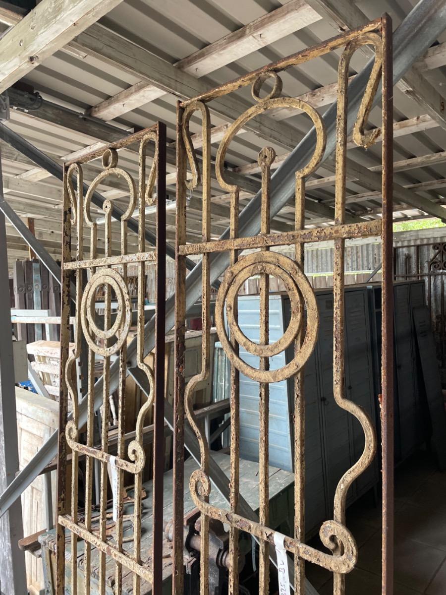 Antique iron fences