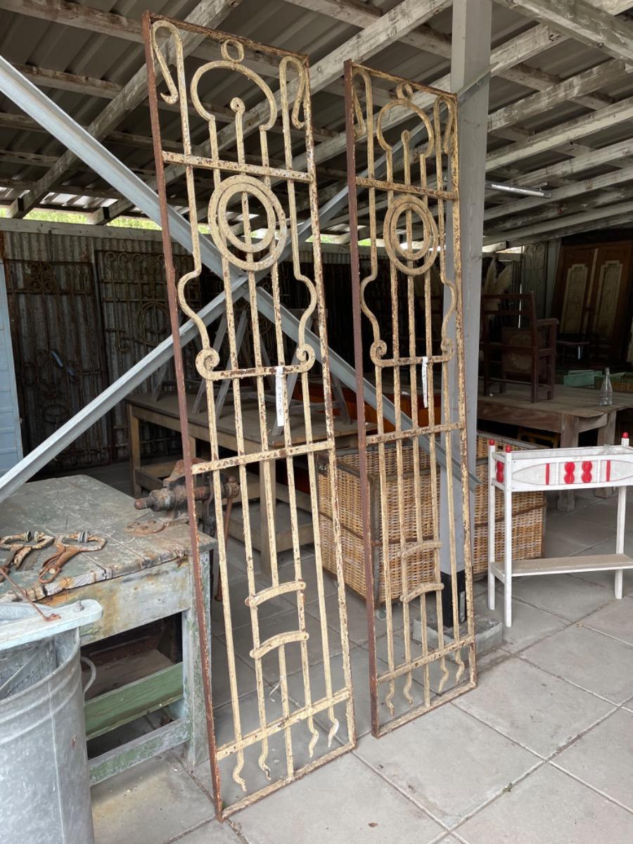 Antique iron fences