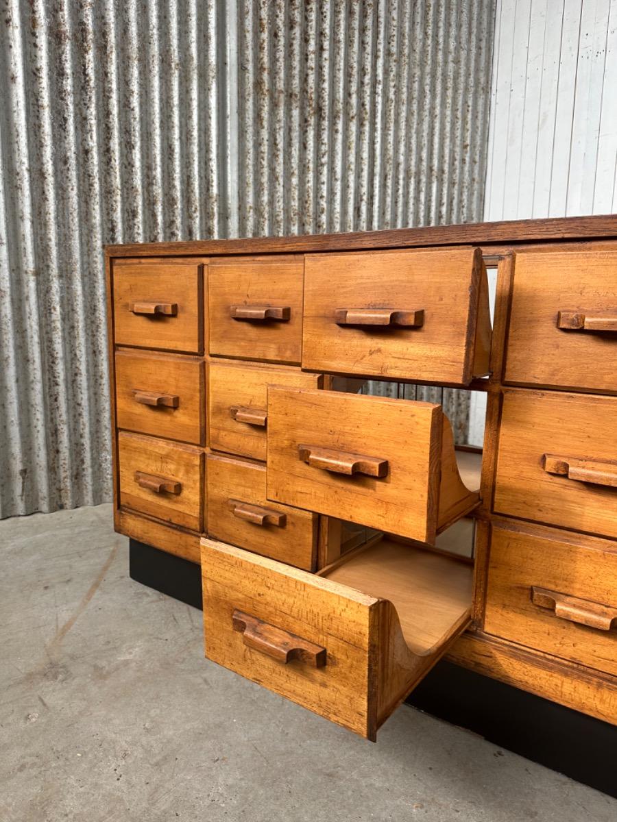 Antique Shop counter cabinet with drawers