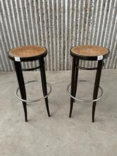 Antique thonet style Stool in Wood