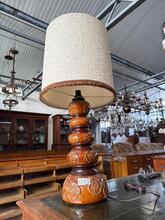 Antique style Vintage xxxl lamp in wood, Europe