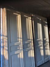 Antique style Antique white doors in frame in Wood