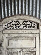 Antique style Window frame in Wood and iron