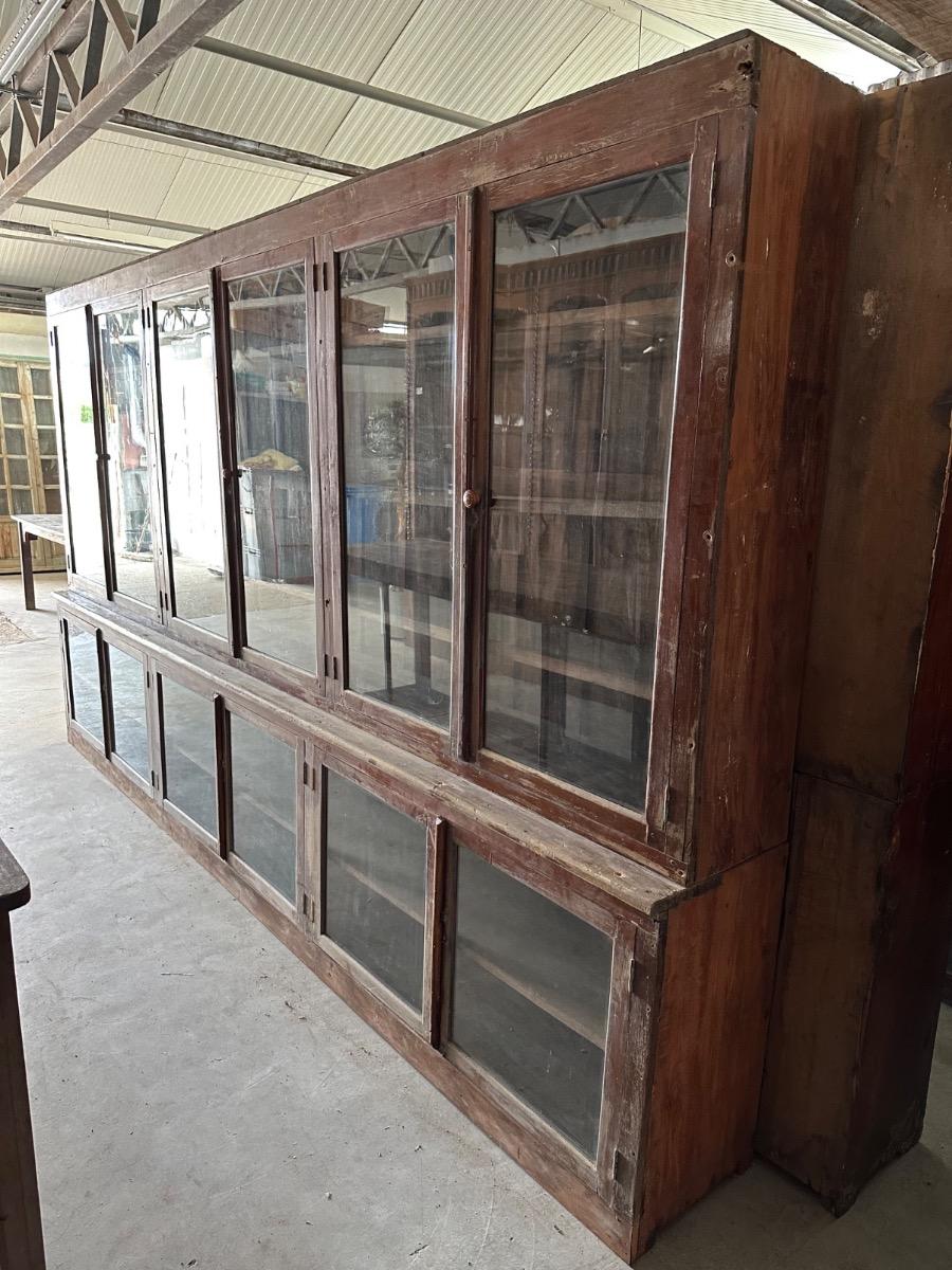 Antique Wooden shop cabinet