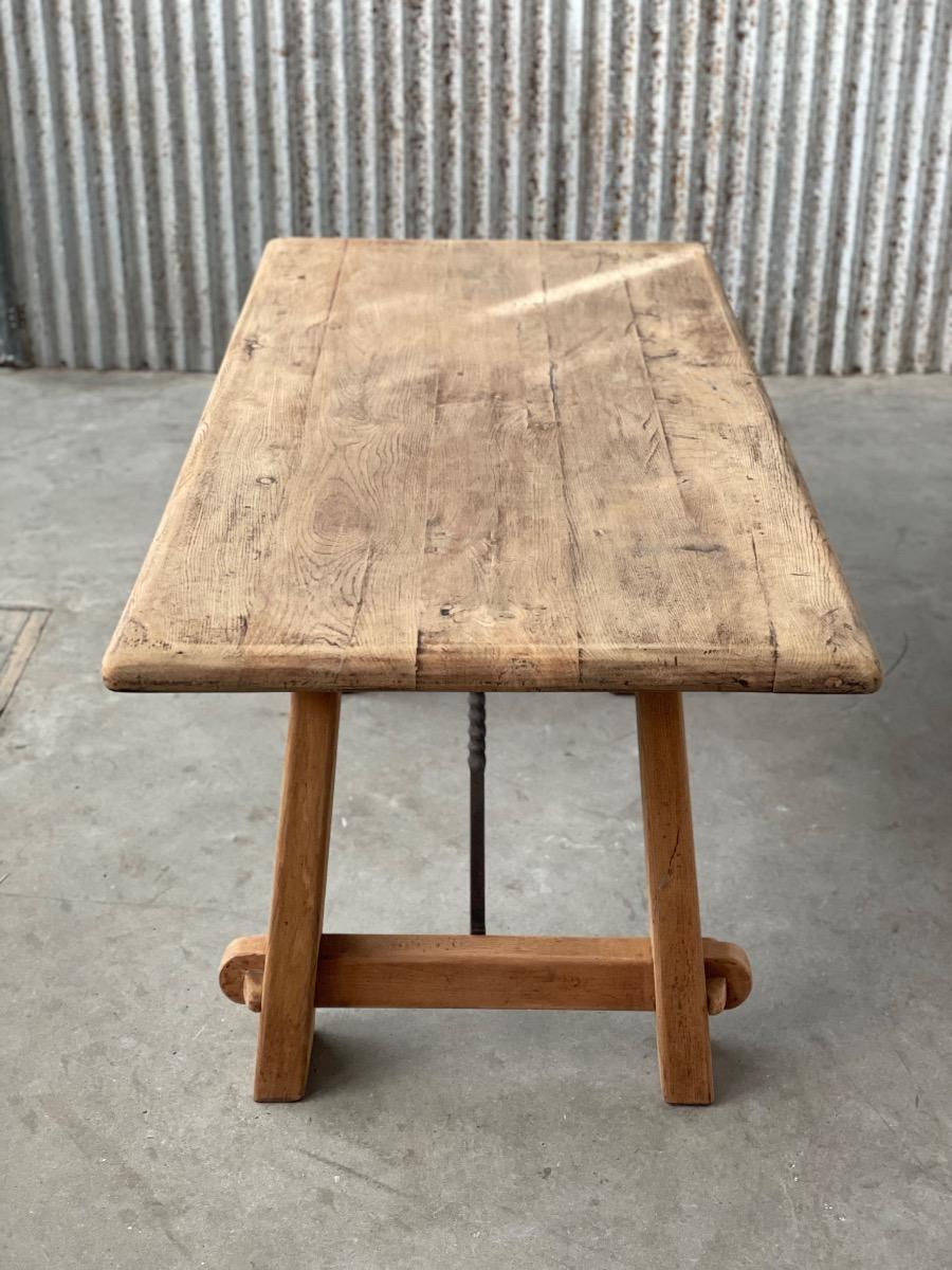 Brutalist Oak Brutalist dining table