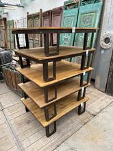 Tafel Industrial stijl in hout,