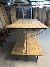 Winkel etagere  Industrieel stijl in Hout en ijzer,