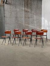 Design Marko style Chairs in wood and iron, Europe 1960