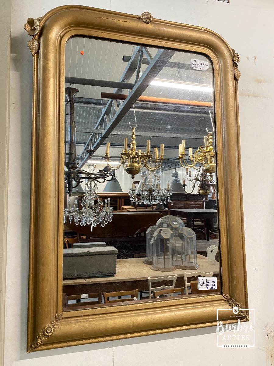 vruchten matras vertrekken Antique gold mirror - Antieke spiegels - Winkelinrichtingen - Burbri