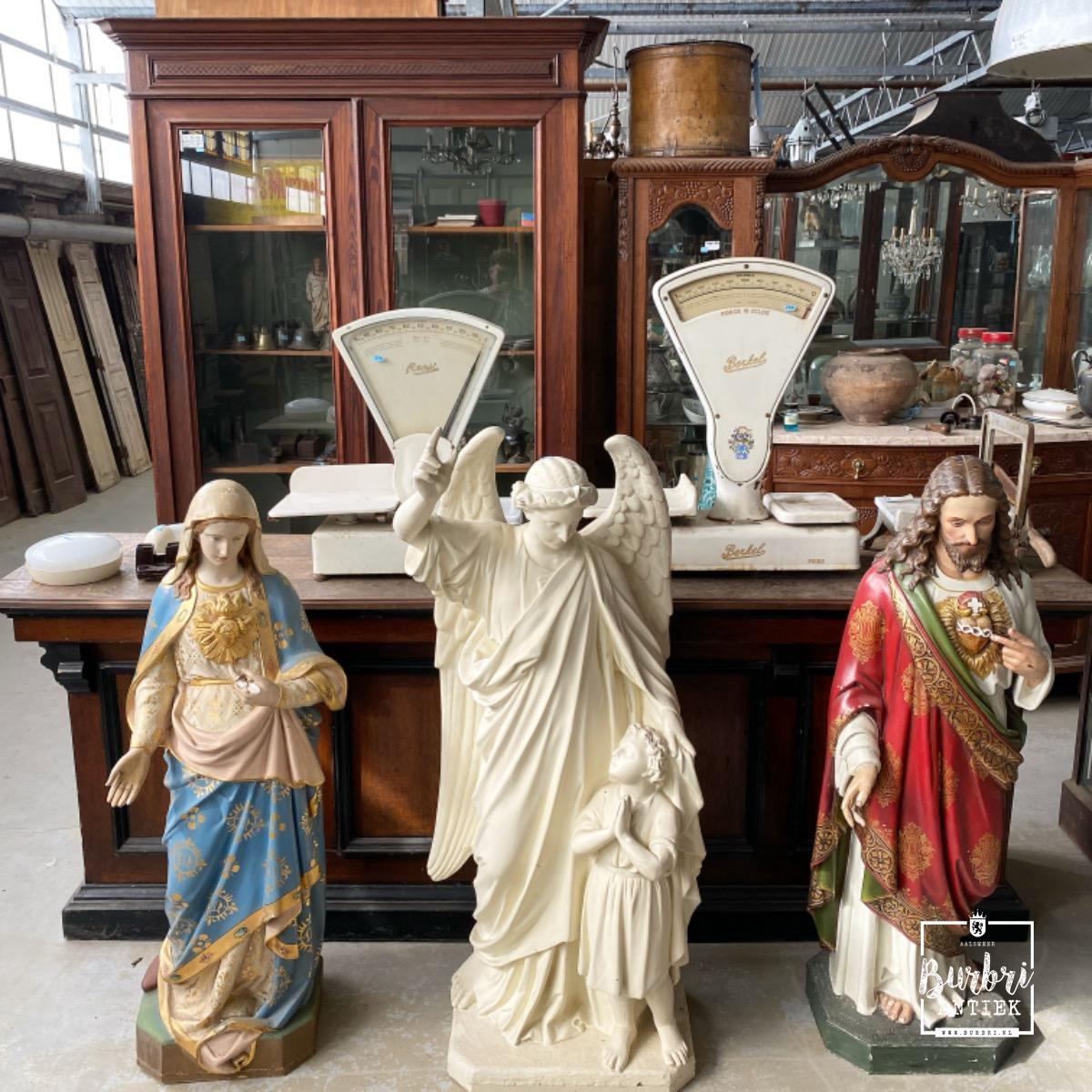 Wiens Tussen Dood in de wereld Antique church statues - Antieke winkel decoratie's - Winkelinrichtingen -  Burbri