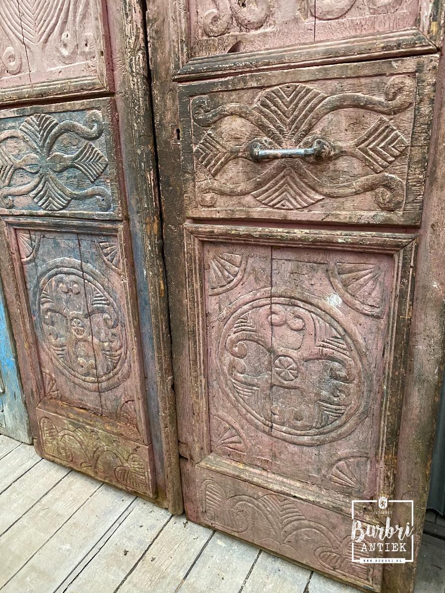 Onderzoek architect Opvoeding Antique pink set doors - Antieke set deuren - Oude bouwmaterialen - Burbri
